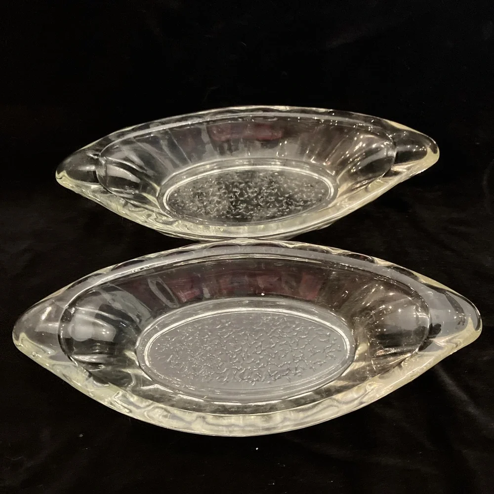 Unmarked clear glass
